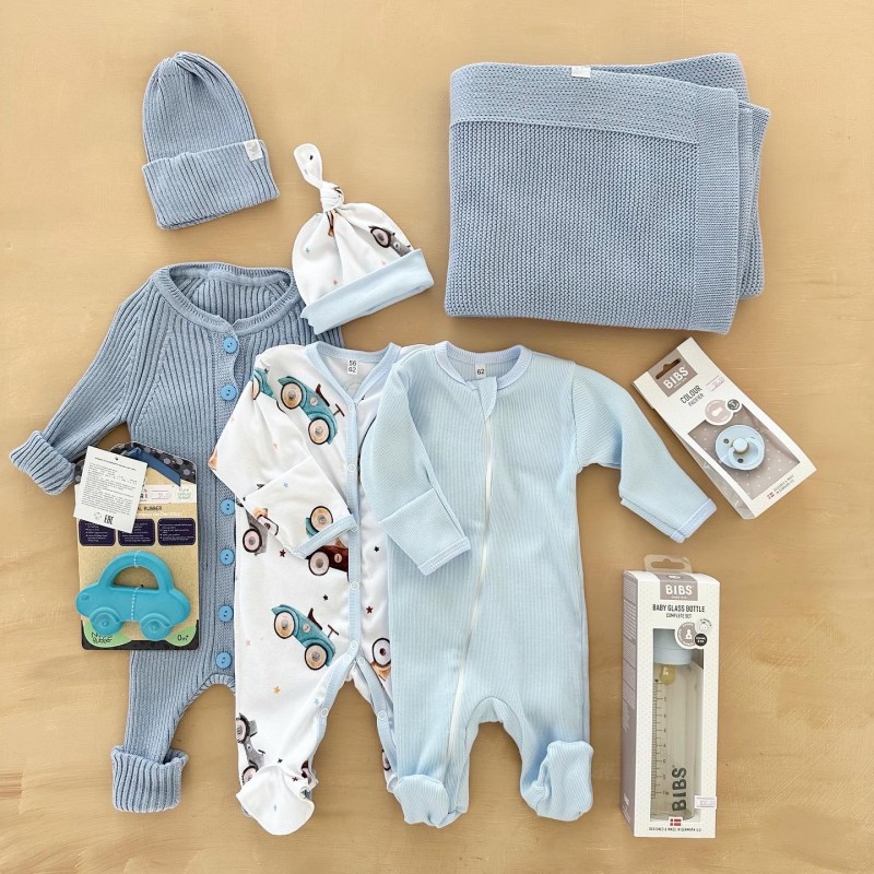 Комплект для малыша Retro Cars 8 предметов