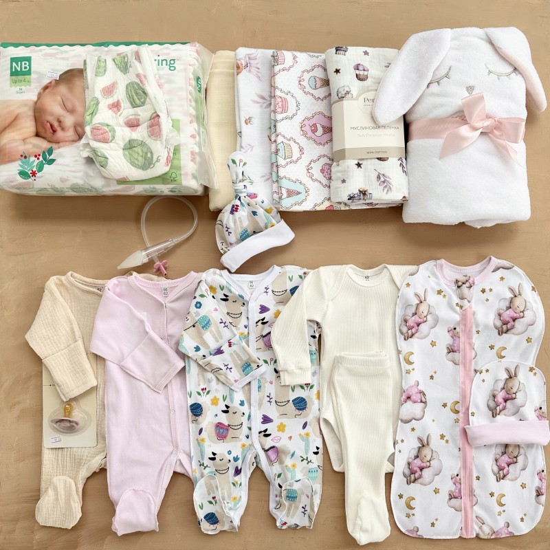 Комплект для малышки Soft Pink 14 предметов