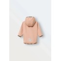 Куртка демисезонная 92-98 см Софтшелл Softshell цвет: пудра 161-01