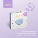 Подушка детская Мишка Фабрика Облаков 0+ со съемным чехлом цвет: голубой FBD-0011