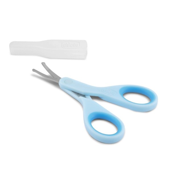 Ножницы с защитным колпачком 0м+Chicco цвет: Light blue