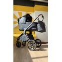 Коляска детская 2 в 1 Adamex Bianco цвет: Carbon Champagne