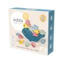 Игрушка деревянная Балансир-шнуровка Кит и рыбки Edda BSG-01001