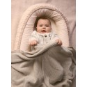 Плед ажурный 108*108 см Loomknits цвет: Топленое молоко LW24-3110-034-108/108