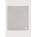 Плед ажурный 108*108 см Loomknits цвет: Светло-серый  LW24-3110-049-108/108