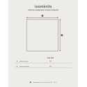 Плед ажурный 108*108 см Loomknits цвет: Светло-серый  LW24-3110-049-108/108