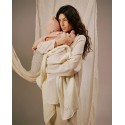 Плед ажурный 108*108 см Loomknits цвет: экрю LW24-3110-042-108/108