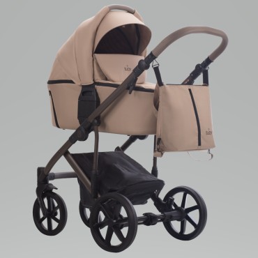 Коляска детская 2 в 1 Bjoy Mia ткань цвет: mokka / мокко 117