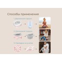 Горшок дорожный складной с многоразовой вкладкой HandyPotty 3 в 1 цвет: розовый зефир и вкладка светло-серая Горшок дорожный складной с многоразовой вкладкой HandyPotty 3 в 1 цвет: розовый зефир и вкладка светло-серая