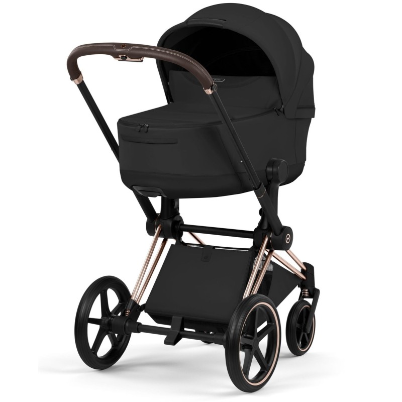 Коляска детская 2 в 1 Cybex Priam V Rosegold Style Collection цвет:Sepia Black