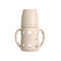 Силиконовый защитный чехол для бутылочки 160 мл Paomma цвет: almond milk PSC018