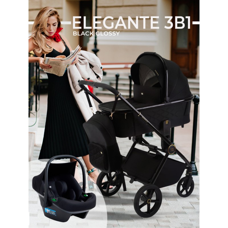 Коляска детская 3 в 1 Sweet Baby Elegante GL цвет: Black 427219