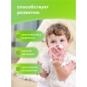 Прорезыватель-игрушка для зубов Улитка из силикона Mombella цвет: розовый 00606