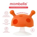 Прорезыватель-игрушка для зубов Грибочек из силикона Mombella цвет: оранжевый 00115 Прорезыватель-игрушка для зубов Грибочек из силикона Mombella цвет: оранжевый 00115
