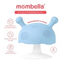 Прорезыватель-игрушка для зубов Грибочек из силикона Mombella цвет: голубой 00112