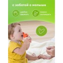 Прорезыватель-игрушка для зубов Рыбка из силикона Mombella цвет: оранжевый 02101