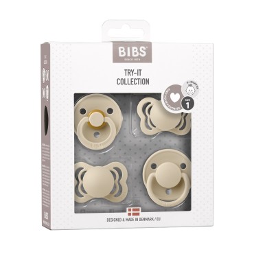 Набор пустышек 4 шт BIBS Try-it Collection 