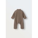 Флисовый комбинезон-поддева Cute 62-68 см цвет: мокко 1645-223