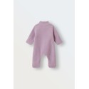 Флисовый комбинезон-поддева Cute 68-74 см цвет: лаванда-грей 1645-173