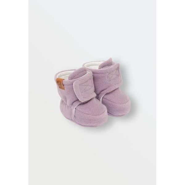 Пинетки из флиса Cute 0-3 месяца цвет: лаванда-грей 2200-173