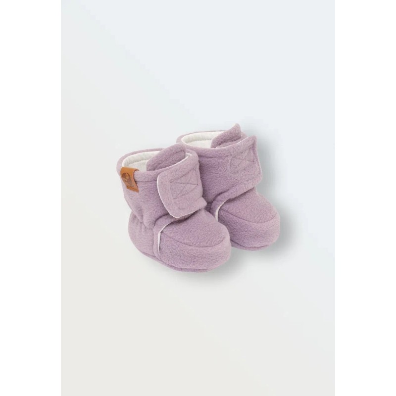Пинетки из флиса Cute 0-3 месяца цвет: лаванда-грей 2200-173