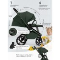 Коляска прогулочная с реверсивным блоком Sweet Baby Orso цвет: Forest Green