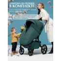 Коляска детская 2в1 со складной люлькой SBL Orso цвет: Emerald