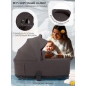 Коляска детская 2в1 со складной люлькой SBL Orso цвет: chocolate brown