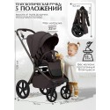 Коляска детская 2в1 со складной люлькой SBL Orso цвет: chocolate brown