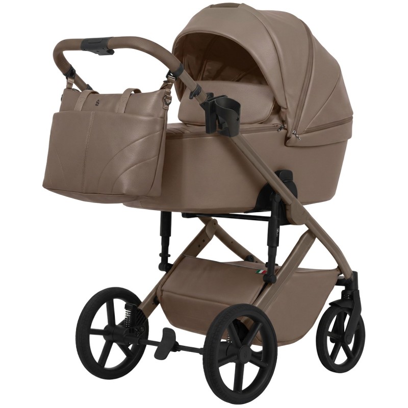 Коляска детская 2 в 1 Sweet Baby Dolce L Экокожа цвет: milk chocolate 427794