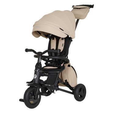 Велосипед трехколесный Qplay Nova + Carbon fiber цвет: Beige/Бежевый