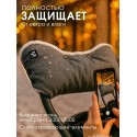 Муфта для коляски и санок МиМиМи цвет: серый бархат