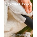 Муфта для коляски и санок МиМиМи цвет: серый бархат