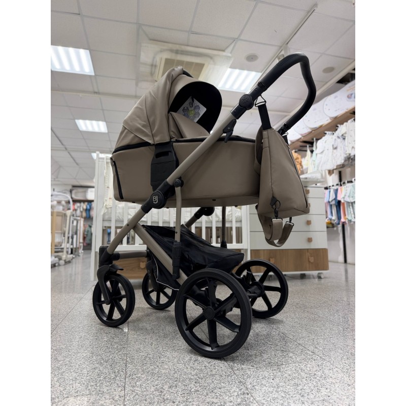 Коляска детская 2 в 1 Bjoy Mia LT кожа цвет: kashemere 10