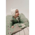 Чепчик-шапочка вязаный 36-40 см цвет: экрю 6197-02