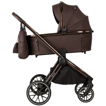 Коляска детская 2 в 1 Adamex Spark Poler цвет: Brown Chocolate