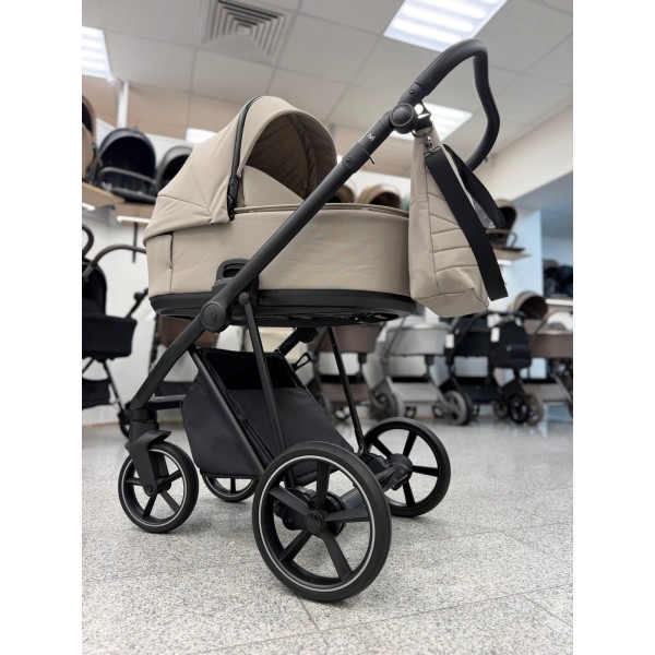 Коляска детская 2 в 1 Roan IVI 2.0 цвет: sesame / black handle