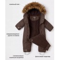 Комбинезон с опушкой Rant Polar 80 см цвет: brownie 161/6