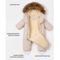 Комбинезон с опушкой Rant Polar 80 см цвет: milky beige 161/4