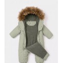 Комбинезон с опушкой Rant Polar 86 см цвет: sage green 161/3