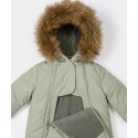 Комбинезон с опушкой Rant Polar 86 см цвет: sage green 161/3