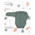 Боди с длинным рукавом Rant Mosaic green 56 см 3 шт 6775/2
