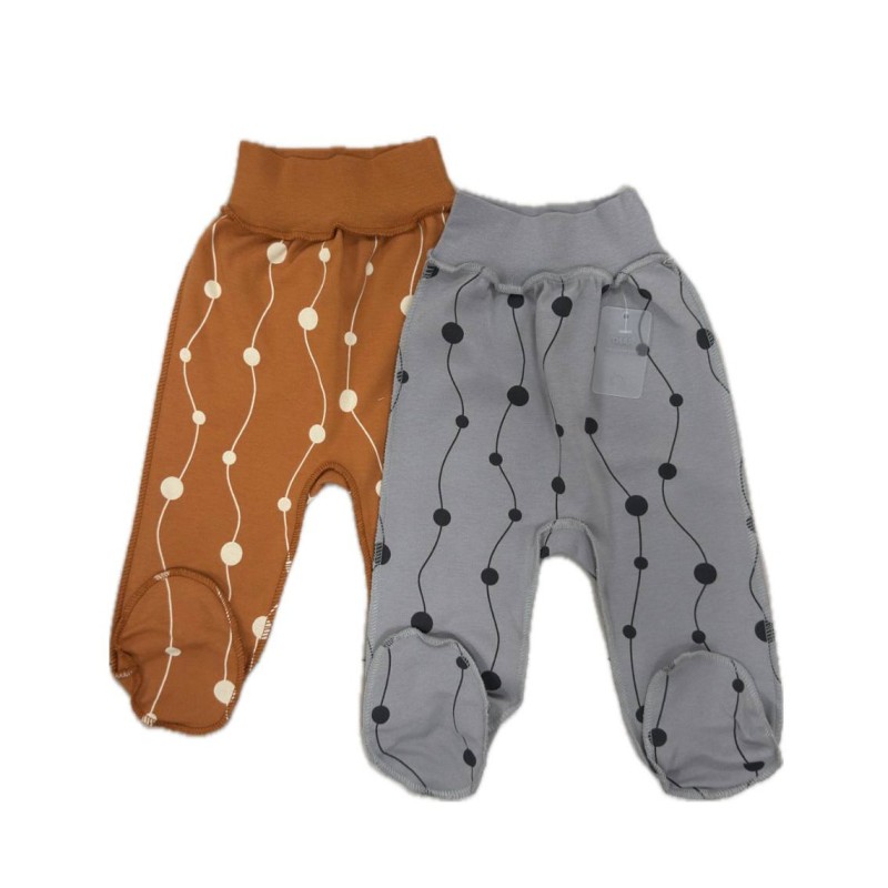 Ползунки Rant Hugs and Kisses 62 см 2 шт brown grey 3372-62