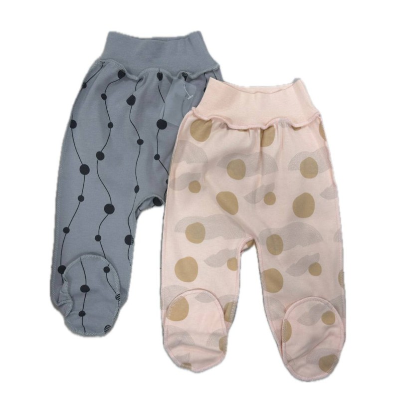 Ползунки Rant Hugs and Kisses 62 см 2 шт pink grey 3372-62