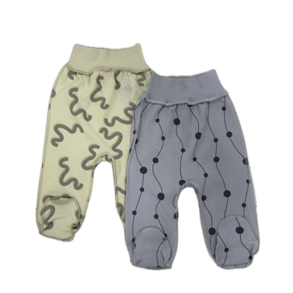 Ползунки Rant Hugs and Kisses 62 см 2 шт grey green 3372-62