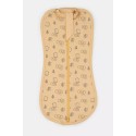 Пеленка-кокон с шапочкой Rant MowBaby Birds yellow 56 см 0012+8382