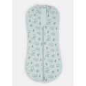 Пеленка-кокон с шапочкой Rant MowBaby Birds blue 56 см 0012+8382