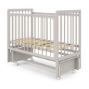 Кровать детская Pituso Tiny Оптима с маятником и быстросъемной автостенкой цвет: кашемир