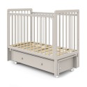 Кровать детская Pituso Tiny с ящиком + маятник + быстросъемная автостенка цвет: кашемир Кровать детская Pituso Tiny с ящиком + маятник + быстросъемная автостенка цвет: кашемир