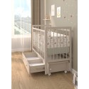 Кровать детская Pituso Tiny с ящиком + маятник + быстросъемная автостенка цвет: кашемир Кровать детская Pituso Tiny с ящиком + маятник + быстросъемная автостенка цвет: кашемир